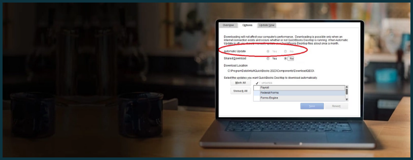 QuickBooks Automatic Update Greyed Out